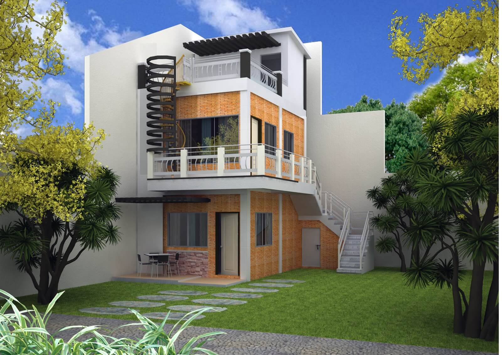 3 Storey House Designs And Floor Plans Floorplans click