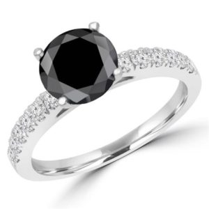 20 Unique Black Diamond Engagement Rings For Women - Live Enhanced
