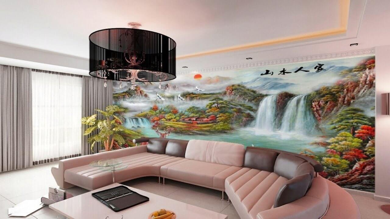 3D Mural Interior Decoration 3D Wall Paint 