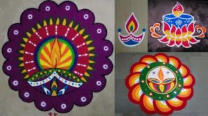 50+ Latest Beautiful Diwali Special Rangoli Collection - Live Enhanced