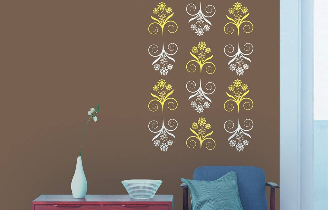 Most Amazing Stencil Wall Painting Designs Ideas - Live Enhanced