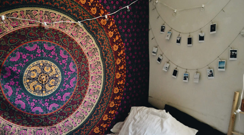 Way to Decorate Your Bedroom Using Hang a Tapestry - Live Enhanced