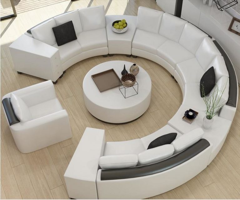 Amazing Contemporary Curved Sofa Designs Ideas - Live Enhanced