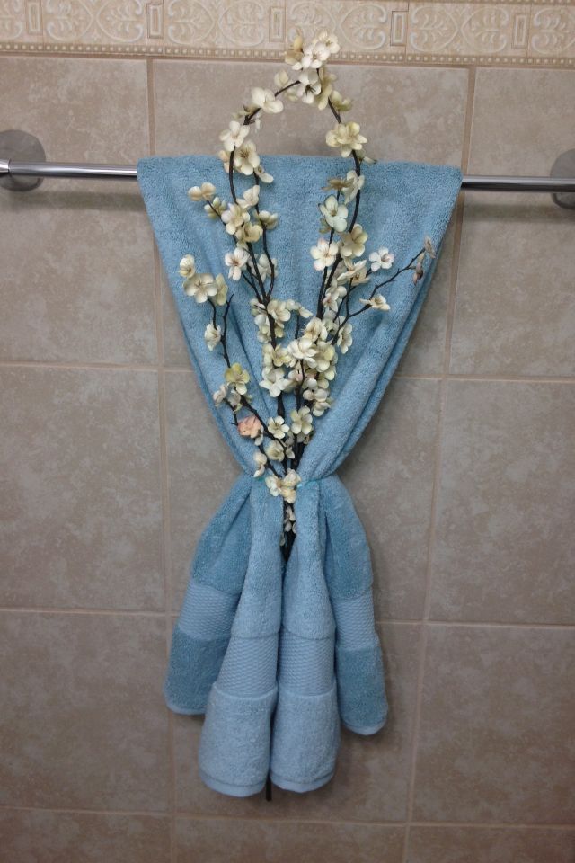bathroom towels decor ideas