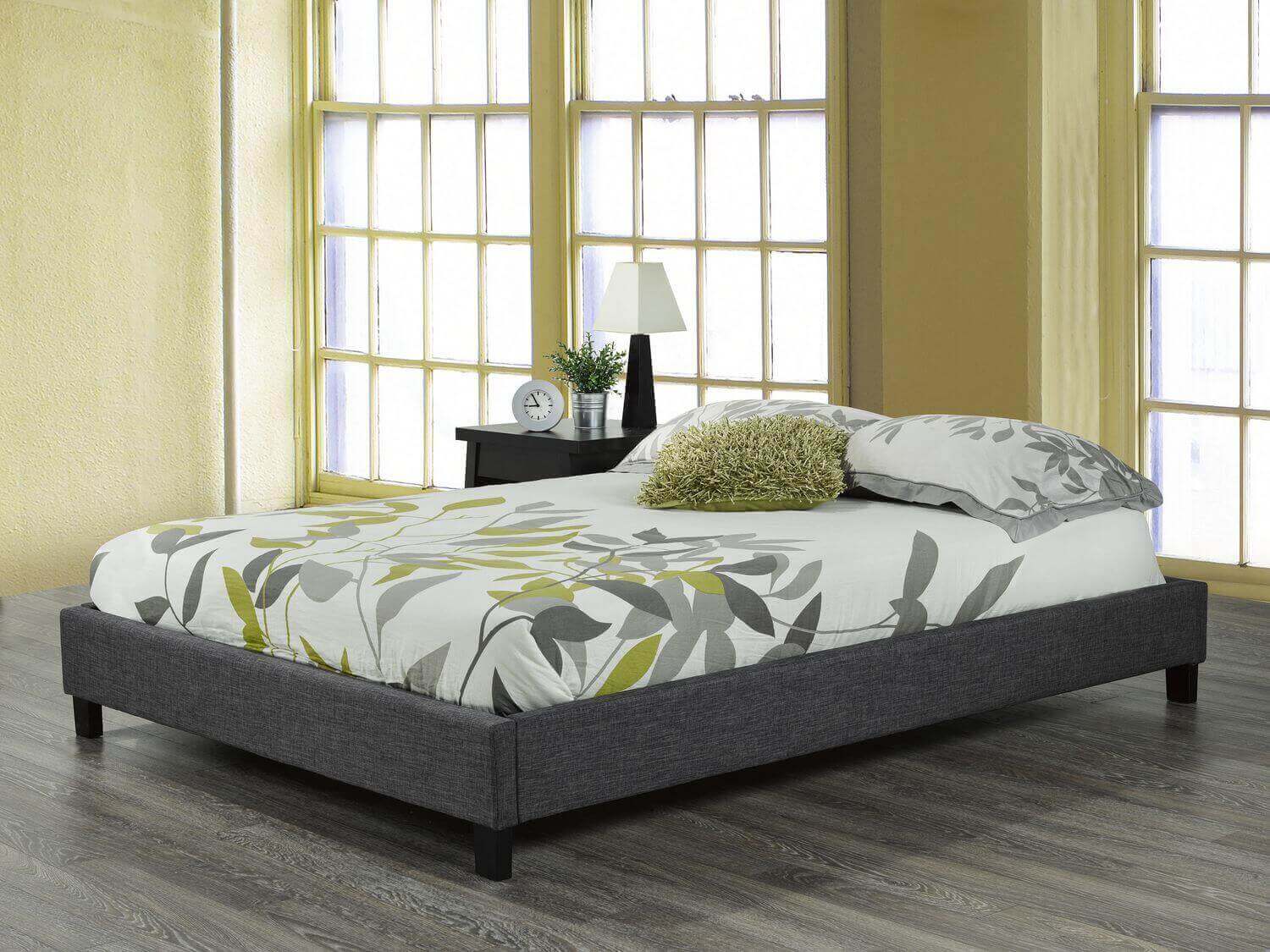 bed base under mattress