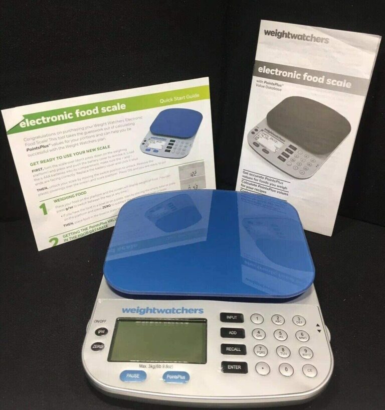 Weight Watchers Scale Manual