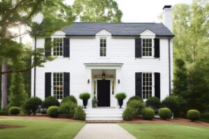 29 Stunning White House Black Trim Exteriors You'll Admire