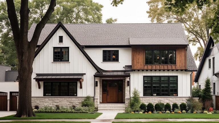 29 Stunning White House Black Trim Exteriors You'll Admire