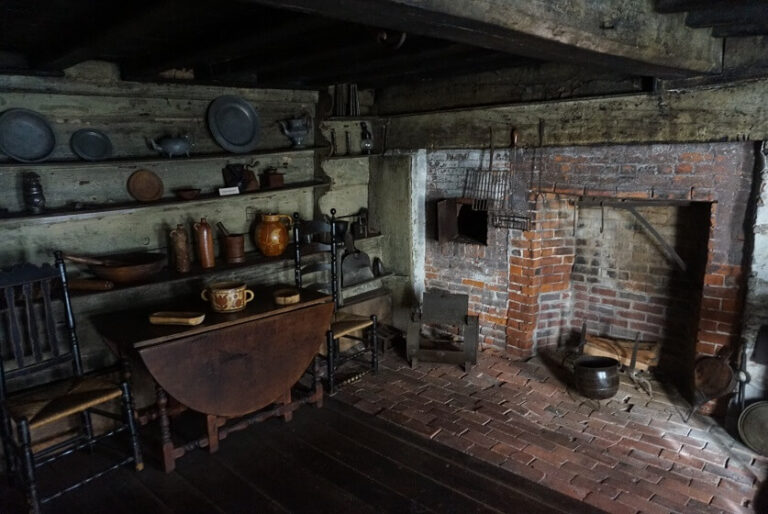 Inside Oldest House in America: Fairbanks House Dedham, Massachusetts