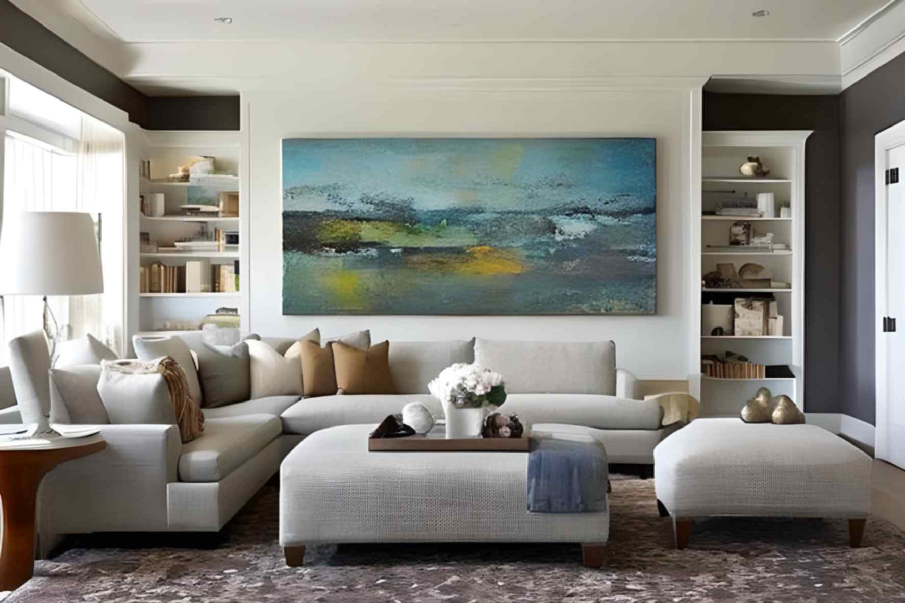 Large canvas paintings for living rooms