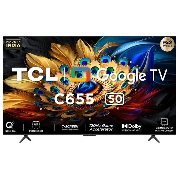 TCL C655 50-Inch QLED 4K Ultra HD Google TV