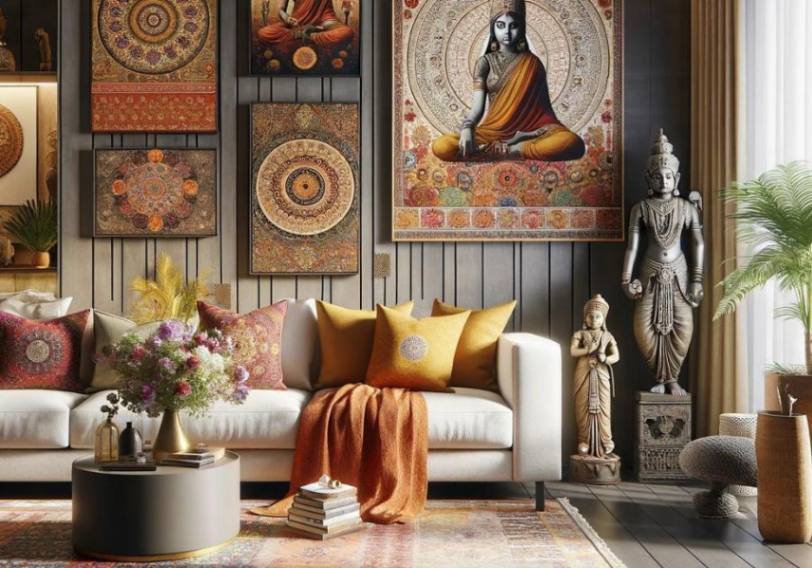 cultural art for living room decor