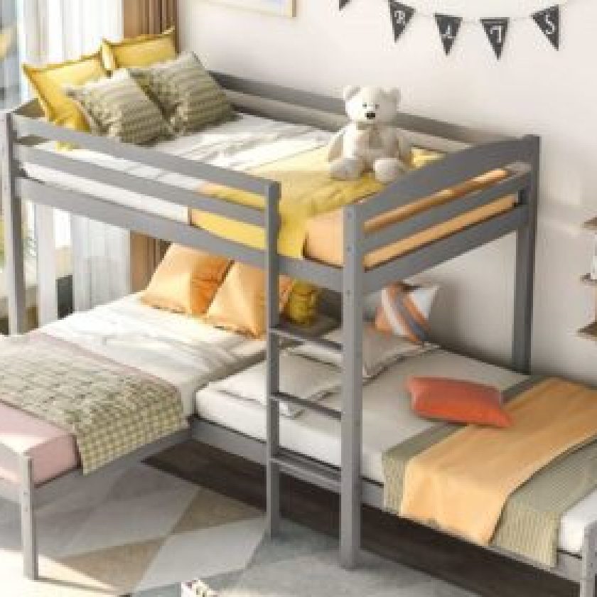 L-Shaped Bunk Beds